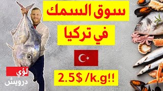 التسوق في تركيا | سوق السمك | أرخص الأسعار