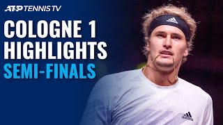 Zverev, Auger-Aliassime Set Showdown! | Cologne 1 2020 Semi-Final Highlights