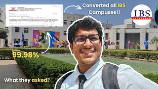 99.98% in IBS Interview?! | My IBS Hyderabad Experience