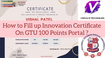 How to Fill Creative Career, Design Thinking & Storytelling Innovation Certificate -GTU 100 Portal?