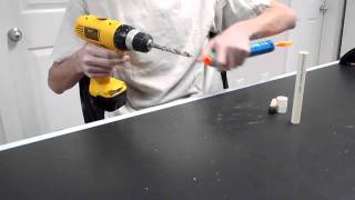 How to: Re-barrel a vintage Nerf Tech Target for ULTIMATE Power in a Sidearm