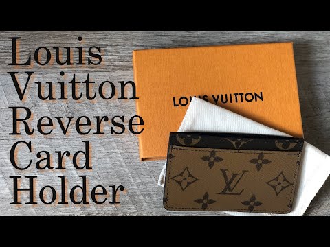 Louis Vuitton Recto Verso Card Holder Reverse Monogram Canvas