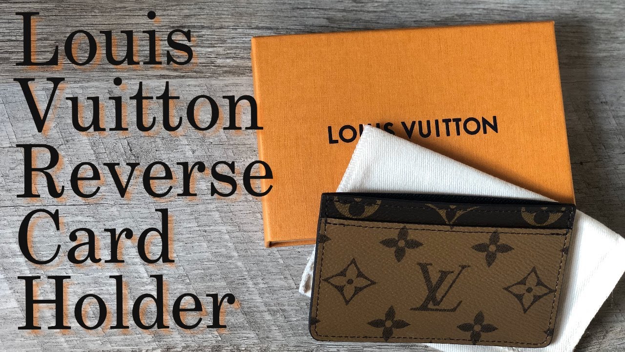 Louis Vuitton Unboxing Card Holder Monogram Reverse 