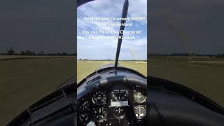 Chipmunk Takoff - Pilot POV - Airplane