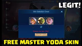 GET FREE PERMANENT MASTER YODA SKIN STAR WARS EVENT IN MOBILE LEGENDS