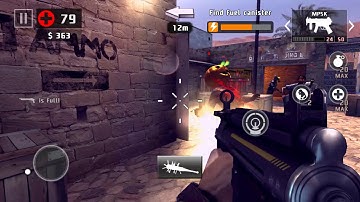 Dead Trigger 2 Gameplay Part 32 (Final): Sweeping the Walkers and Black Coats can