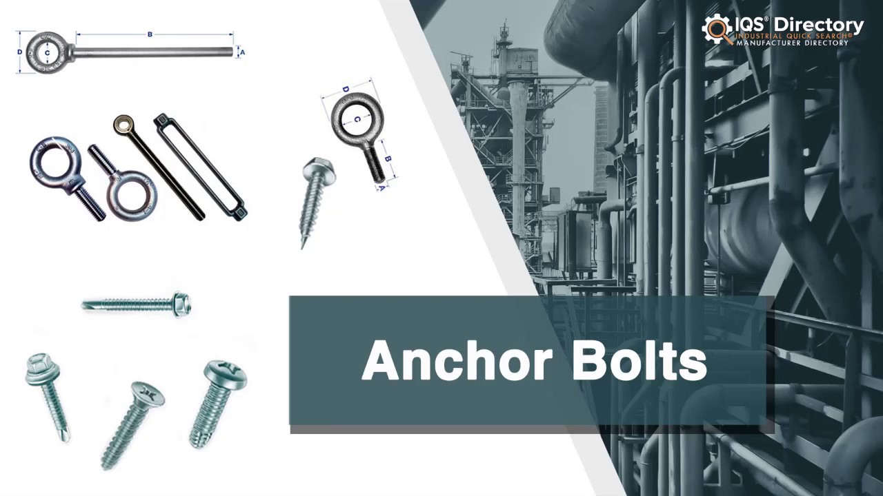 Anchor Bolt Manufacturers, Suppliers, and Industry Information YouTube