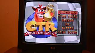 Crash Team Racing  (PS1) NTSC - Boot up   Demo - PS1 SLIM PAL