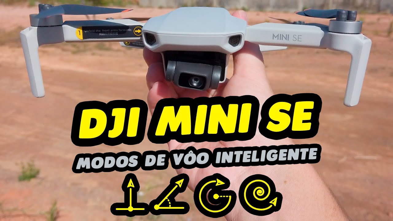 DJI MINI SE MODOS DE VÔO INTELIGENTE (QUICKSHOTS)