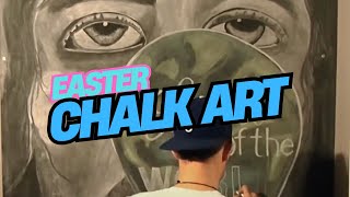 Jesus Our God, EASTER Chalk Art by Caleb Taylor