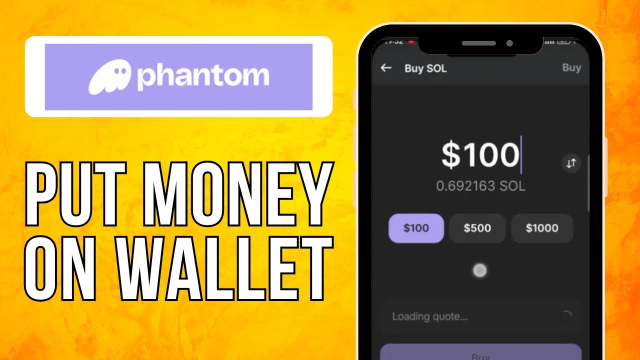How To Put Money On Phantom Wallet (2025) Step by Step Tutorial - YouTube