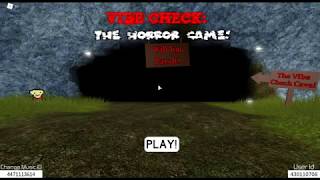 VIBE CHECK | ROBLOX HORROR GAME TYPE