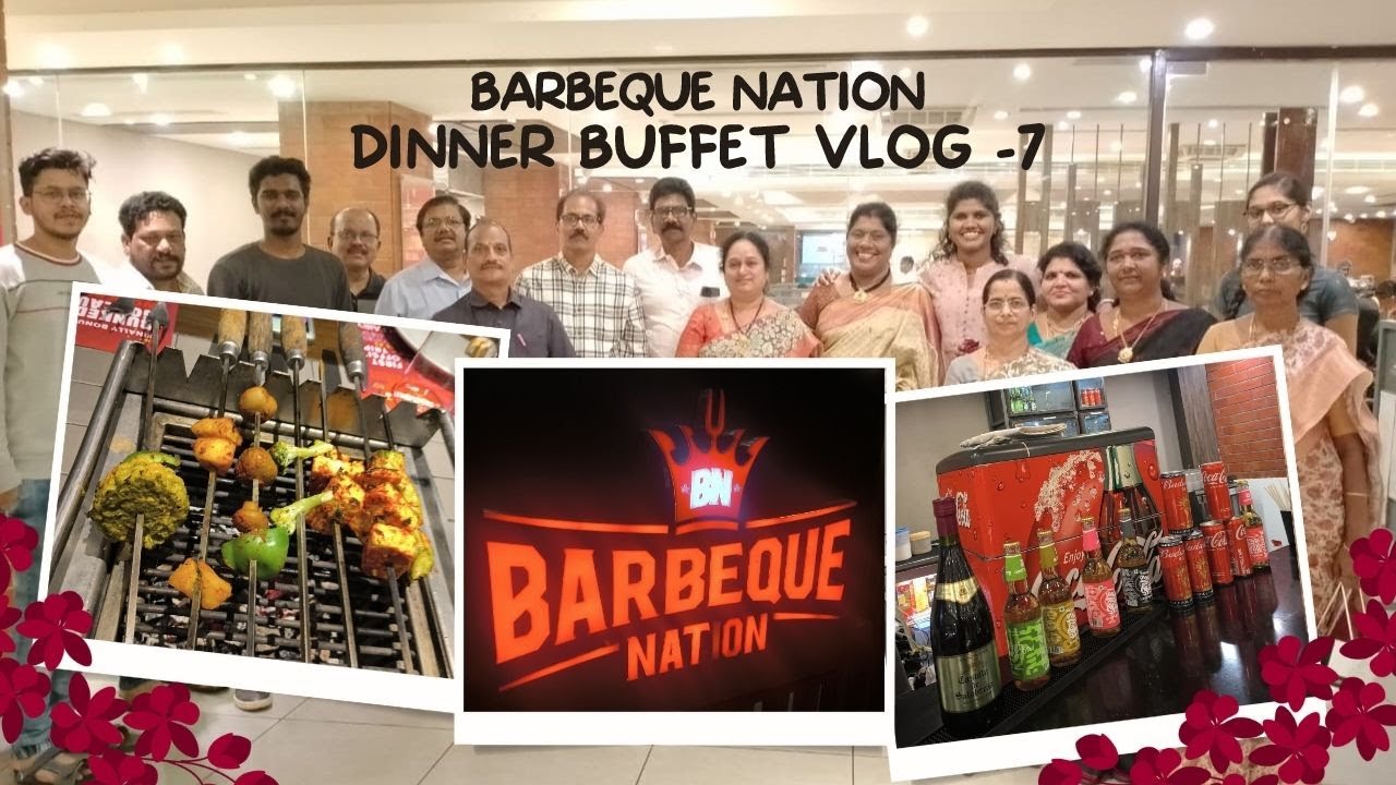 Vlog 7 Barbeque Nation Dinner Buffet Gajuwaka Food