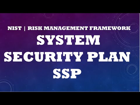 Risk Management Frame (RMF)/System Security Plan SSP
