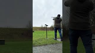 Shooting the same clay twice #beretta #a400 #shotgun