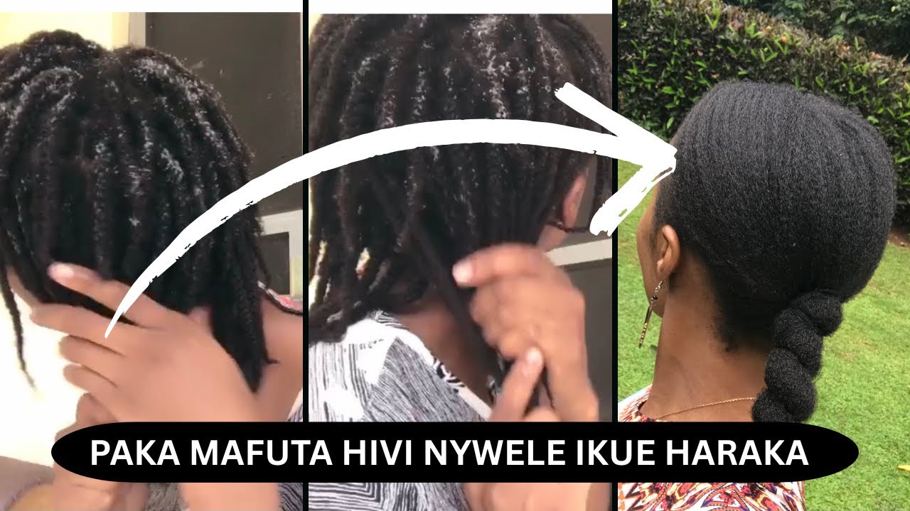 FANYA HIVI ASUBUHI TU, UKUZE NYWELE HARAKA/ NAMNA YA KUHUDUMIA NYWELE ZAKO ASUBUHI #kuzanywele