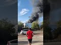 Incendio de la fábrica de ACENORCA en Montehermoso (Cáceres)