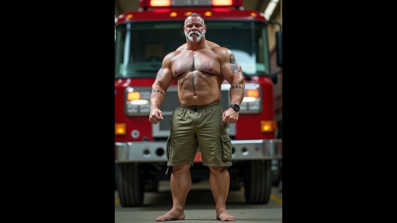 James herr Musclebear Fireman