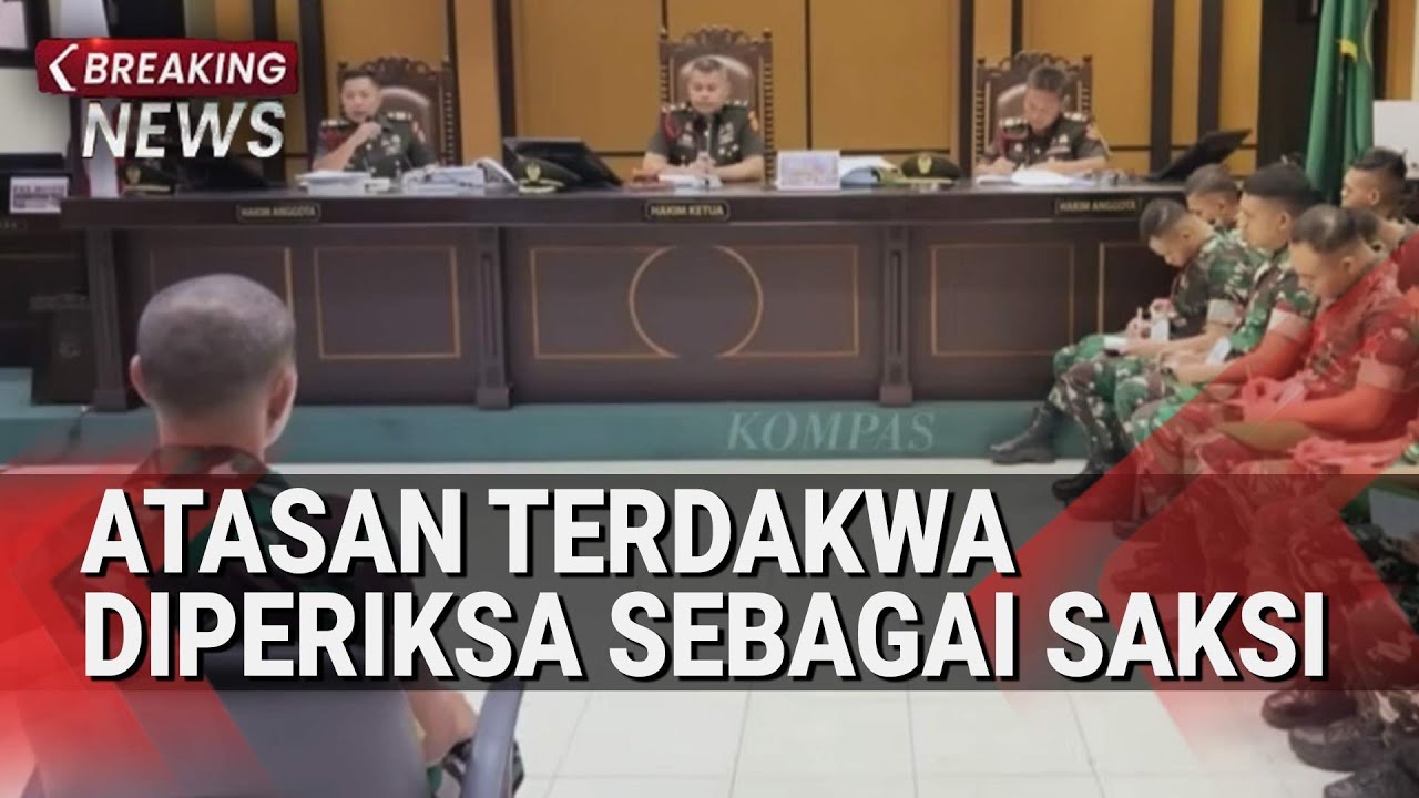 (FULL) Atasan Terdakwa Diperiksa Sebagai Saksi Dalam Sidang Lanjutan Kasus Prada Lucky