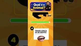 QUAL É O ANIMAL PELA SOMBRA?  😏 #quiz  #animal #animais