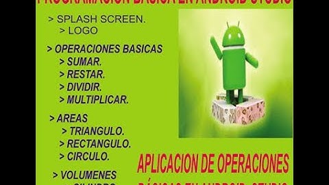 operaciones básicas en androide studio # parte1