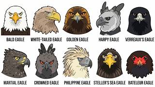 Every Eagle Species Explained: The Eagle That Never Lands |10 Eagles |10 Ways to Dominate the Sky.