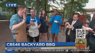 Backyard BBQ: CBS46 News team gets in on the good eats!
