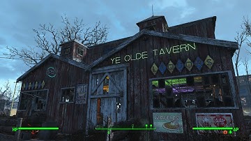 Fallout 4 - Sanctuary Tavern (with Far Harbor workshop items)