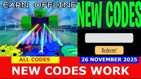 *NIEUWE CODES* [🦠 GRATIS UGC] Verdedig de zombie-invasie! ROBLOX | ALLE CODES | 26 november 2025