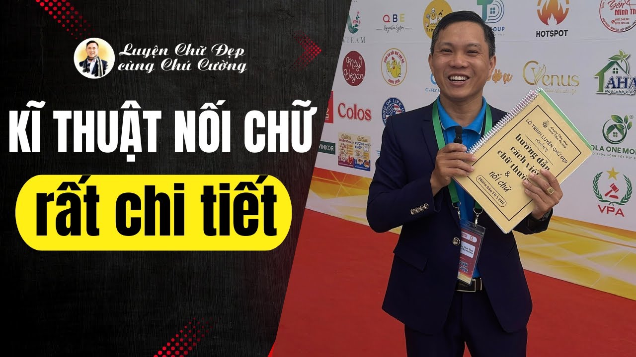 Kĩ thuật nối chữ chi tiết nhất trong luyện chữ đẹp