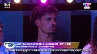 Diogo talks about his relationship with Ariana, and Catarina Miranda's reaction goes viral.