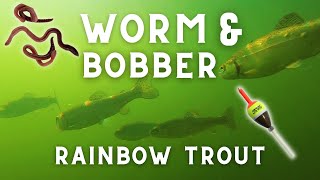 DO THIS! Best WORM and BOBBER RIG for (TROUT FISHING) 