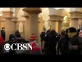 Video shows protesters clashing with police inside U.S. Capitol