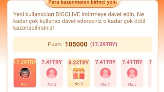 344 TL bedava para kazandıran uygulama (bigo)