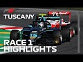 Formula 3 Race 1 Highlights | 2020 Tuscan Grand Prix