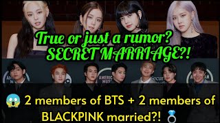 ||Are BTS and BLACKPINK STARS Getting MARRIED?||👰 |😱 BTS + BLACKPINK MARRIED?💍👀 #BLACK PINK Marriage