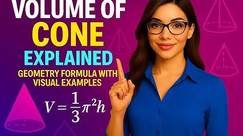 Volume of a Cone Explained   V = (1/3)πr²h   Geometry Formula with Visual Examples | Limitless Math