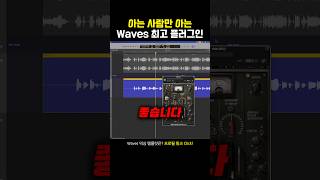 아는 사람만 아는 Waves 최고의 보컬 플러그인