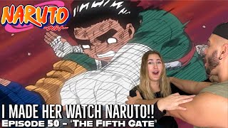 ROCK LEE GIVES GAARA A RUN FOR HIS MONEY!! ROCK LEE IS DEFEATED! Girlfriend's Reaction Naruto Ep. 50