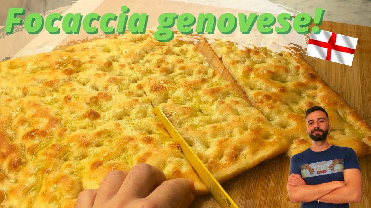 LA MIA PRIMA FOCACCIA GENOVESE (o almeno ci provo) 🤓  - RICETTA COMPLETA!