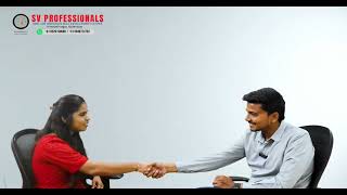 Finance Student Cracks Cognizant Interview | Real Placement Experience | SV Professionals screenshot 1