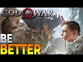 This dragon tries to eat a father  son alive as they explore a mountain in god of war pc