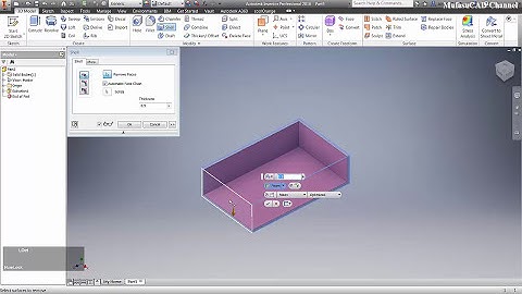 Inventor How To Use Shell Tool