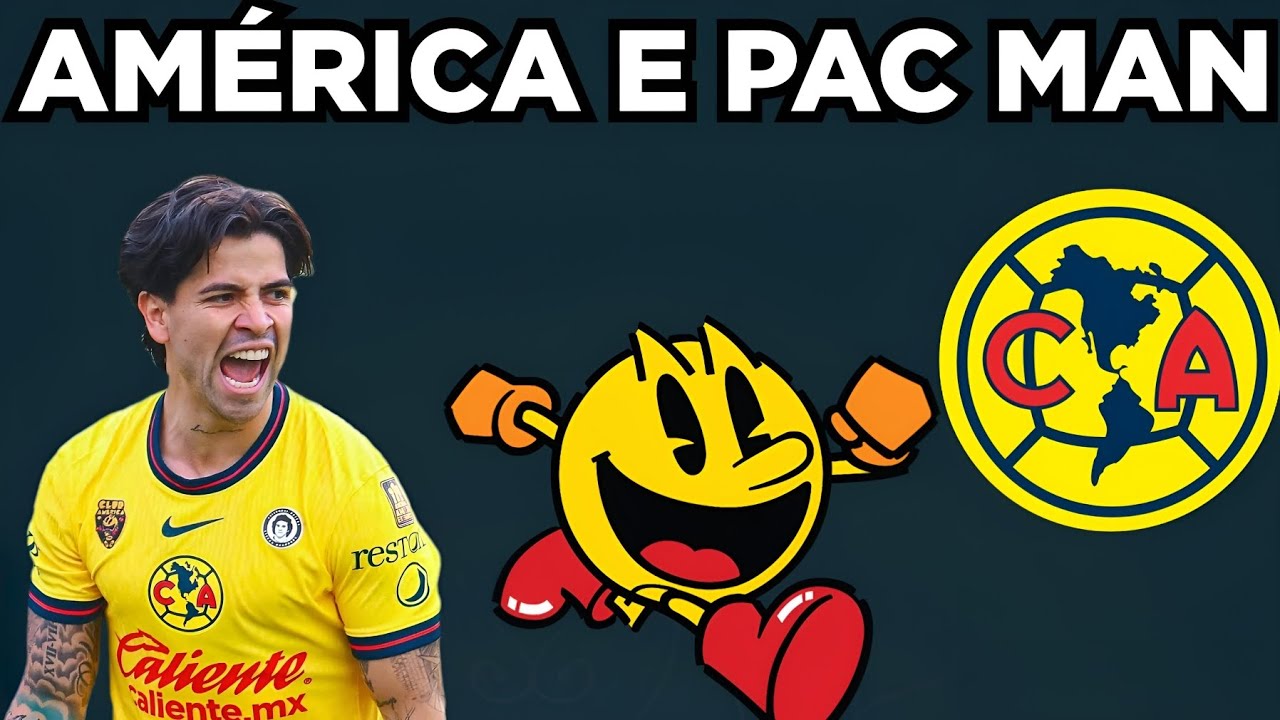 AMÉRICA DO MÉXICO FAZ PARCERIA COM PAC MAN!!! - YouTube