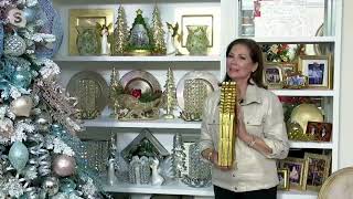Antiqued Cathedral 4-Panel Mirror by Valerie on QVC