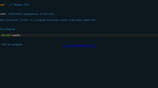 Using namespace Std C++