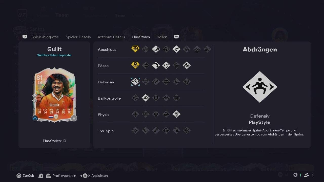 Gullit abdrängen evo