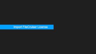 FileCruiser Training - Setup wizard