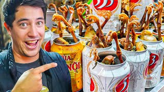 24 Hours of VIETNAMESE STREET FOOD in HANOI!! CRAZY Food in Vietnam I've Never Seen!