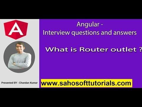 Angular Interview : What is Router outlet